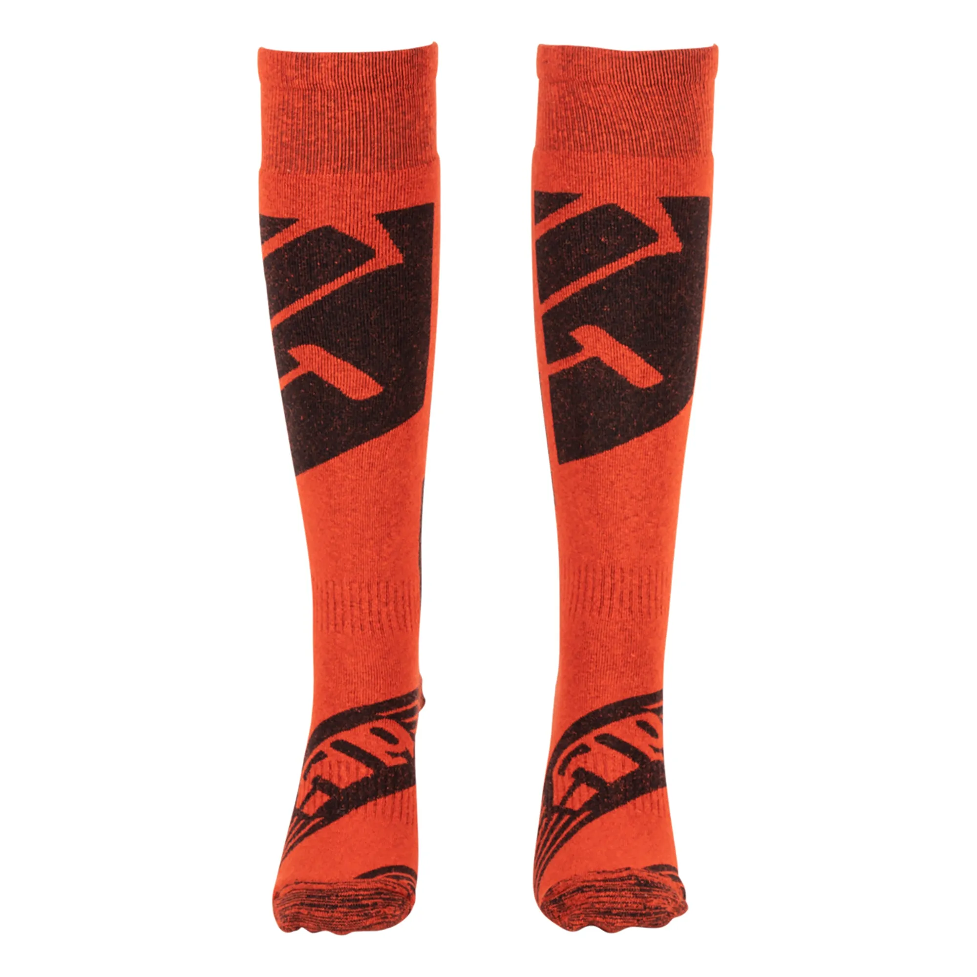 509  Stoke Sock Moisture Wicking Merino Wool Blend Warm Comfy Snocross Apex Red