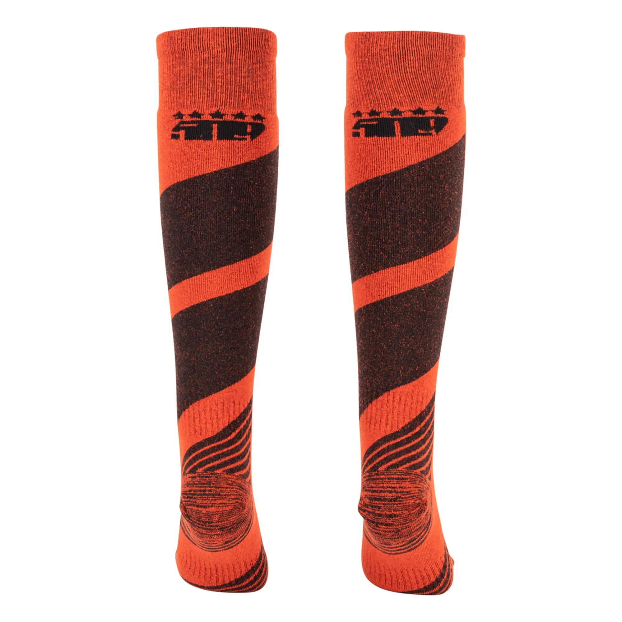 509  Stoke Sock Moisture Wicking Merino Wool Blend Warm Comfy Snocross Apex Red