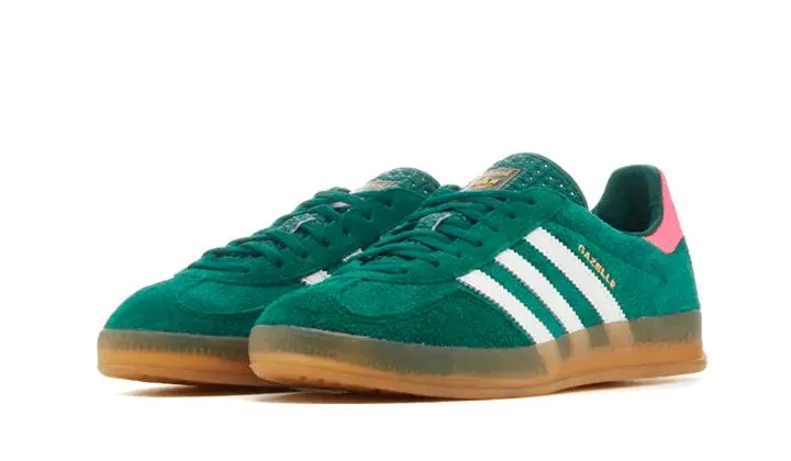 Adidas Gazelle Indoor Collegiate Green Lucid Pink