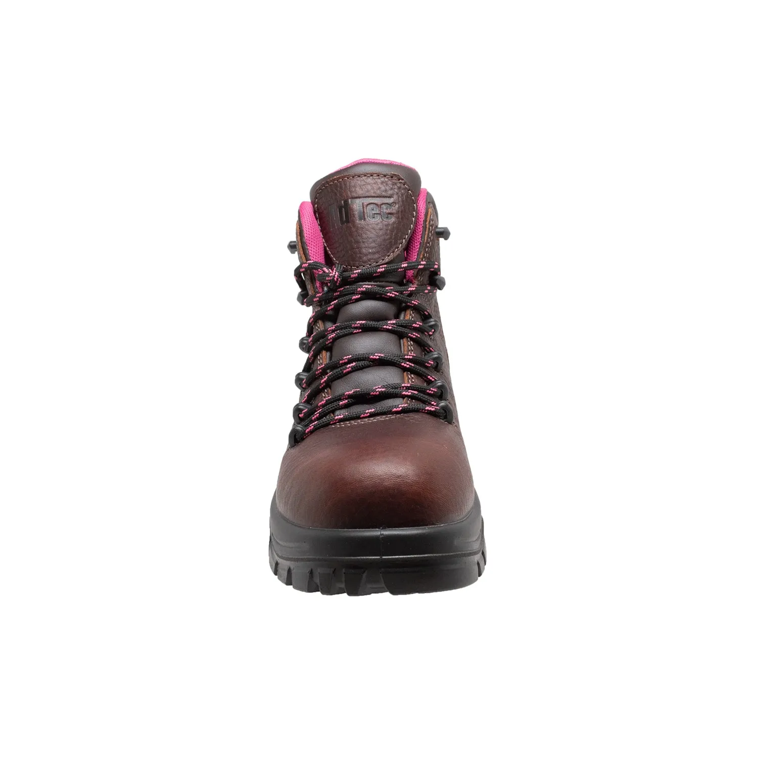 AdTec Womens 6in Waterproof Soft Toe Brown Work Boots