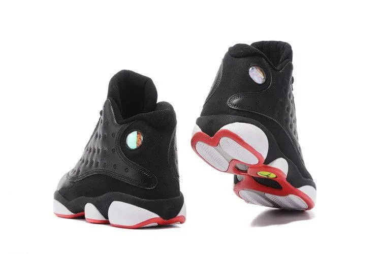 Air Jordan 13 Playoffs Black Red Hightop Sneakers