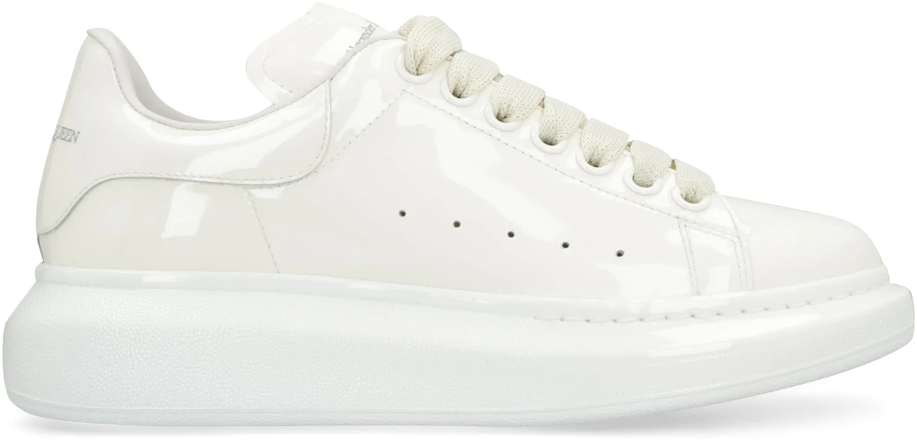 ALEXANDER MCQUEEN Chunky Sole White Leather Sneakers for Women - FW22 Collection