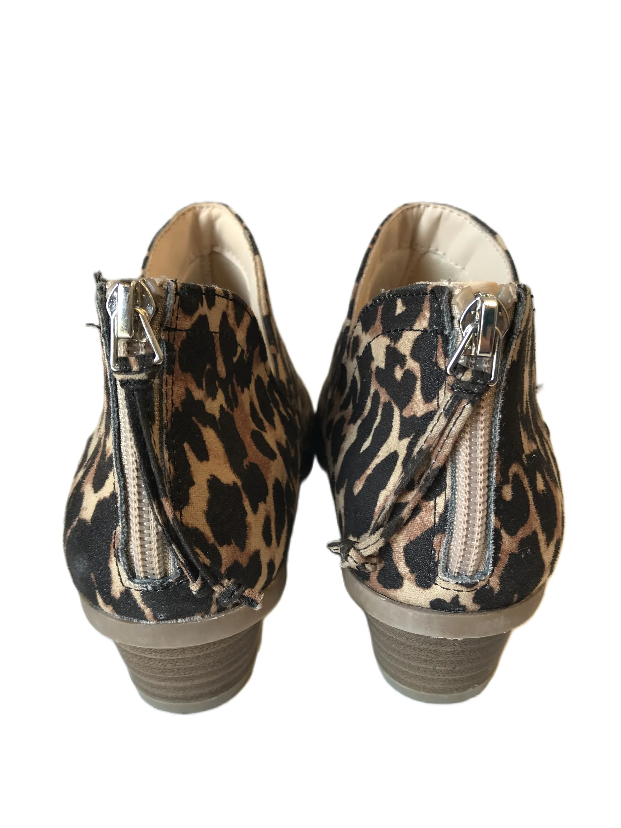 Animal Print Boots Ankle Flats By Kenneth Cole, Size: 6.5