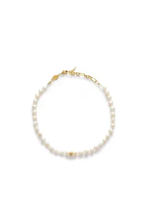 Anni Lu Stellar Pearly Anklet - Gold