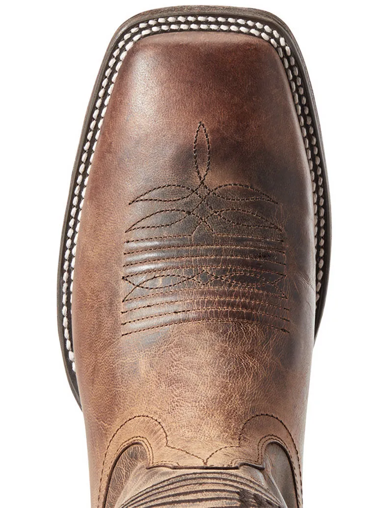 Ariat 10029699 Mens Circuit Patriot Embroidery Flag Western Boot Tan