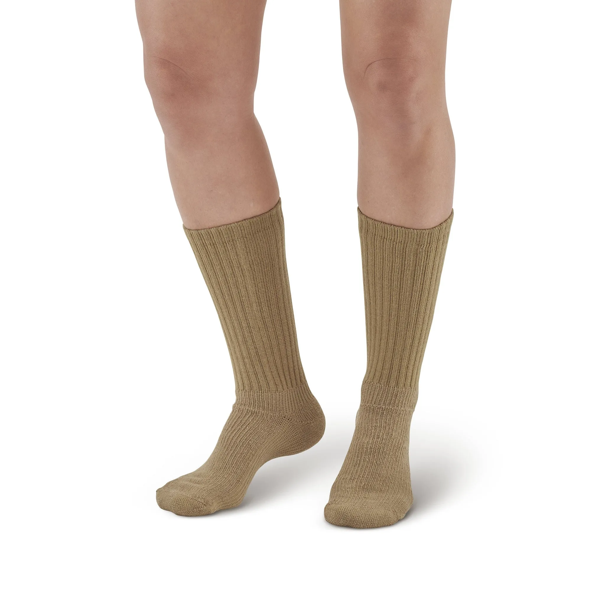 AW Style 190 E-Z Walker Plus Diabetic Crew Socks for Sensitive Feet - 8-15 mmHg (Sale)