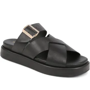 Barbour Annalise Leather Mule Sandals - BARBR39508 / 324 822