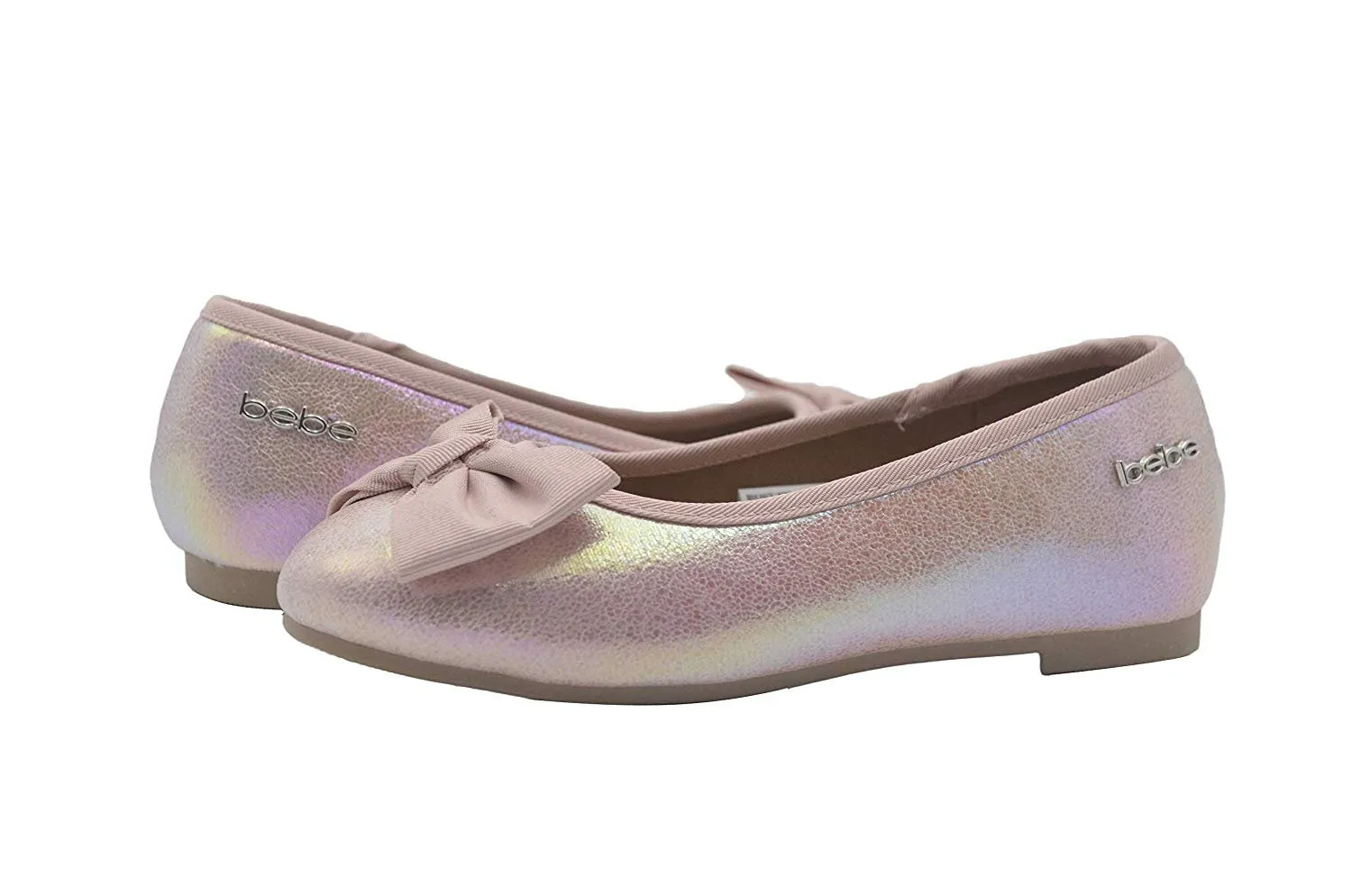 bebe Girls Ballet Flats Mary Jane Slip On Sandals with Bow