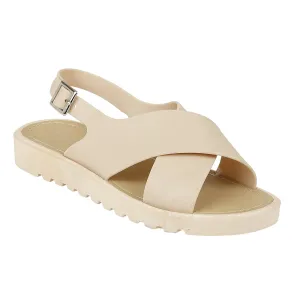 Beige Flat Shoes