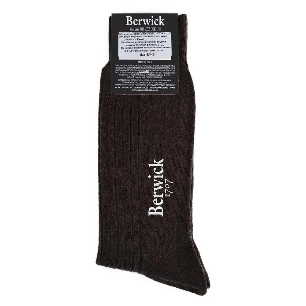 Berwick 1707 Wool Blend Ribbed Socks