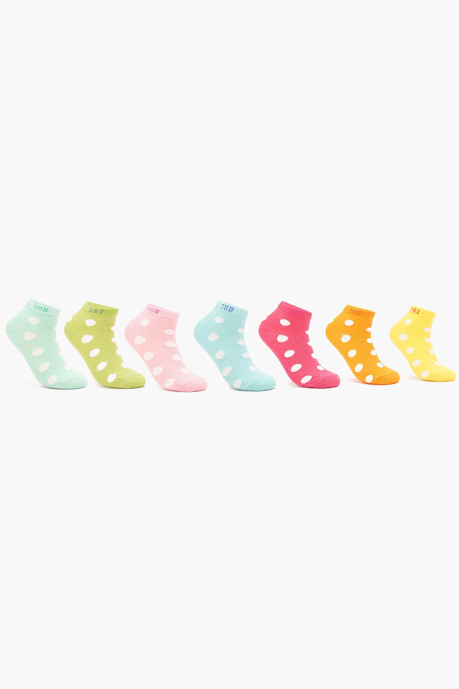 Big Dots Socks - 7 Pairs