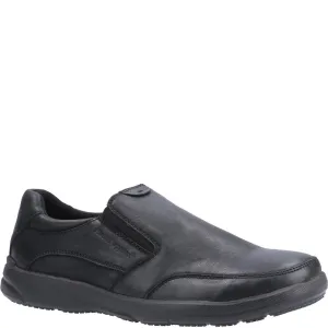 Black Aaron Slip-On Shoes