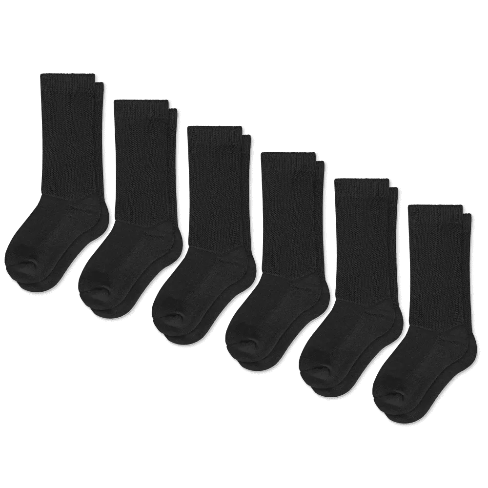 Black EasyStretch™ Diabetic Socks