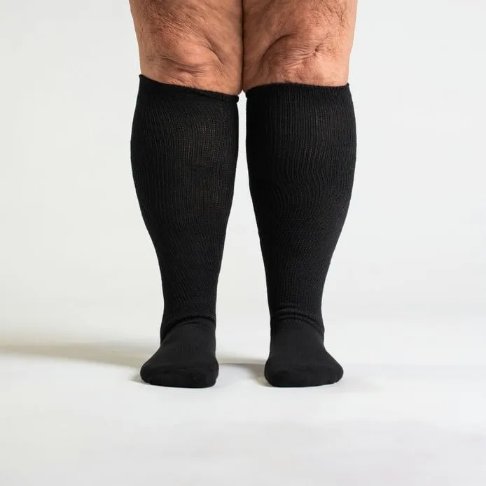 Black EasyStretch™ Diabetic Socks