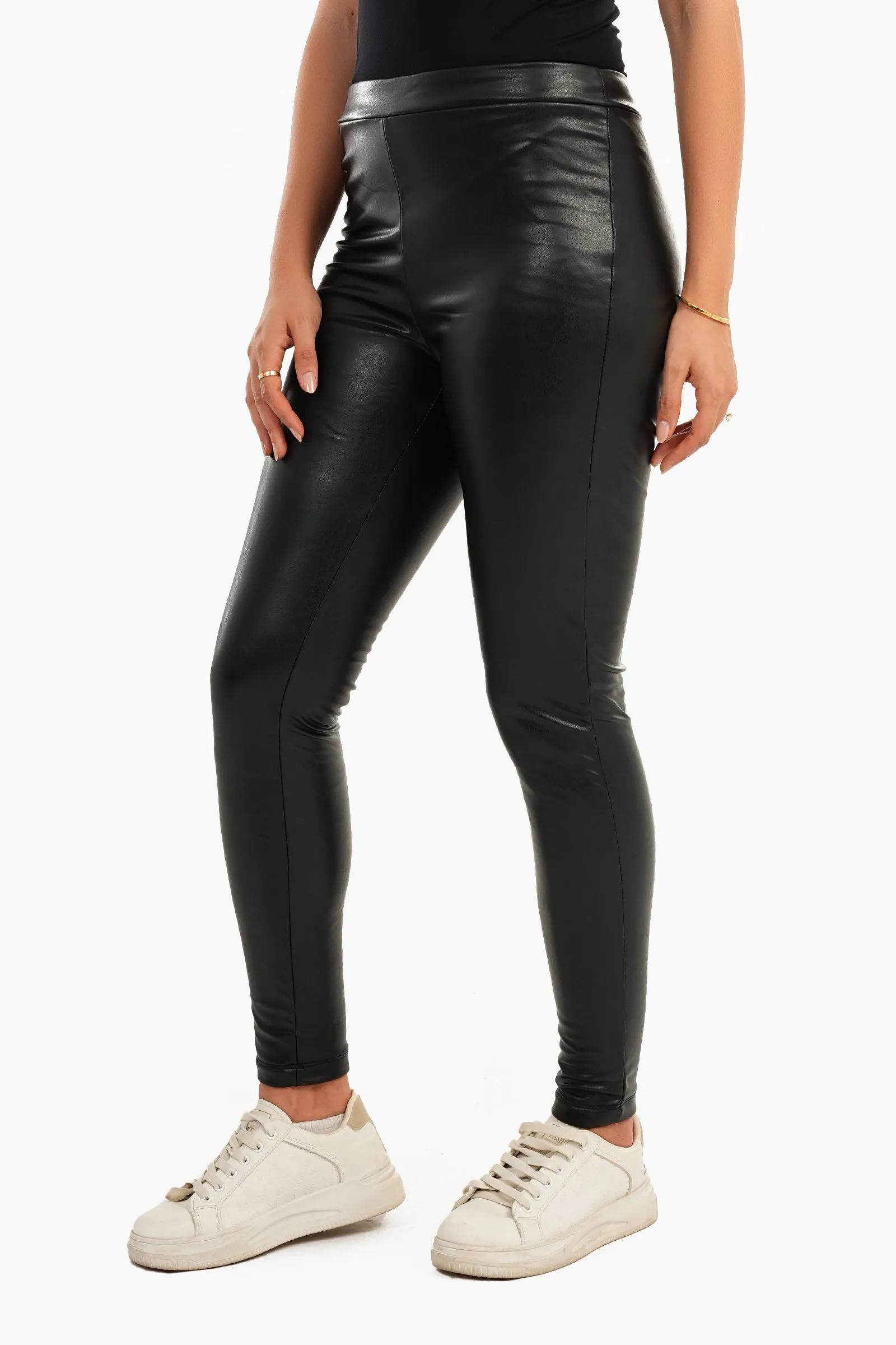 Black Leather Pants