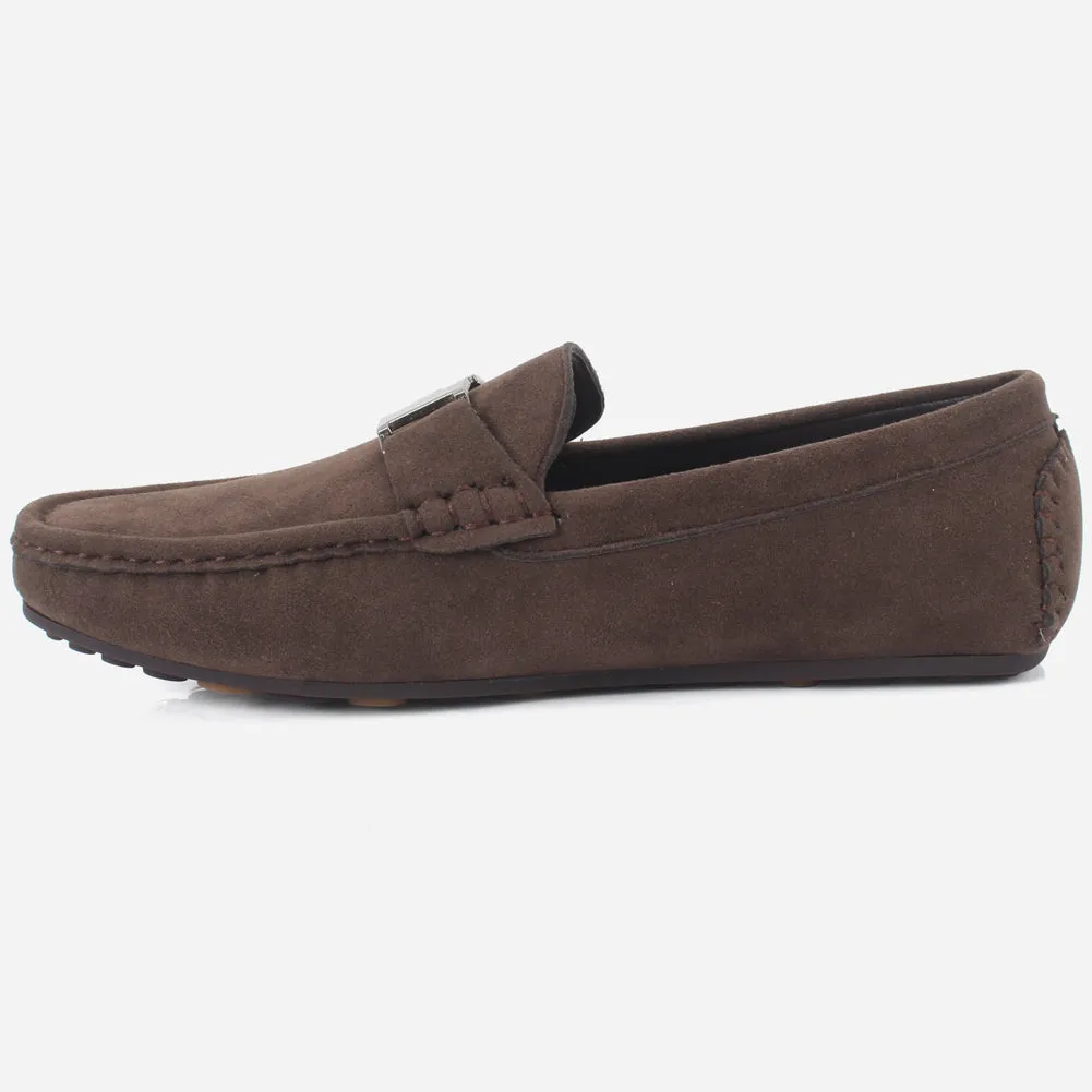 Boys "KASHI" Buckle Slip-ons Moccasins