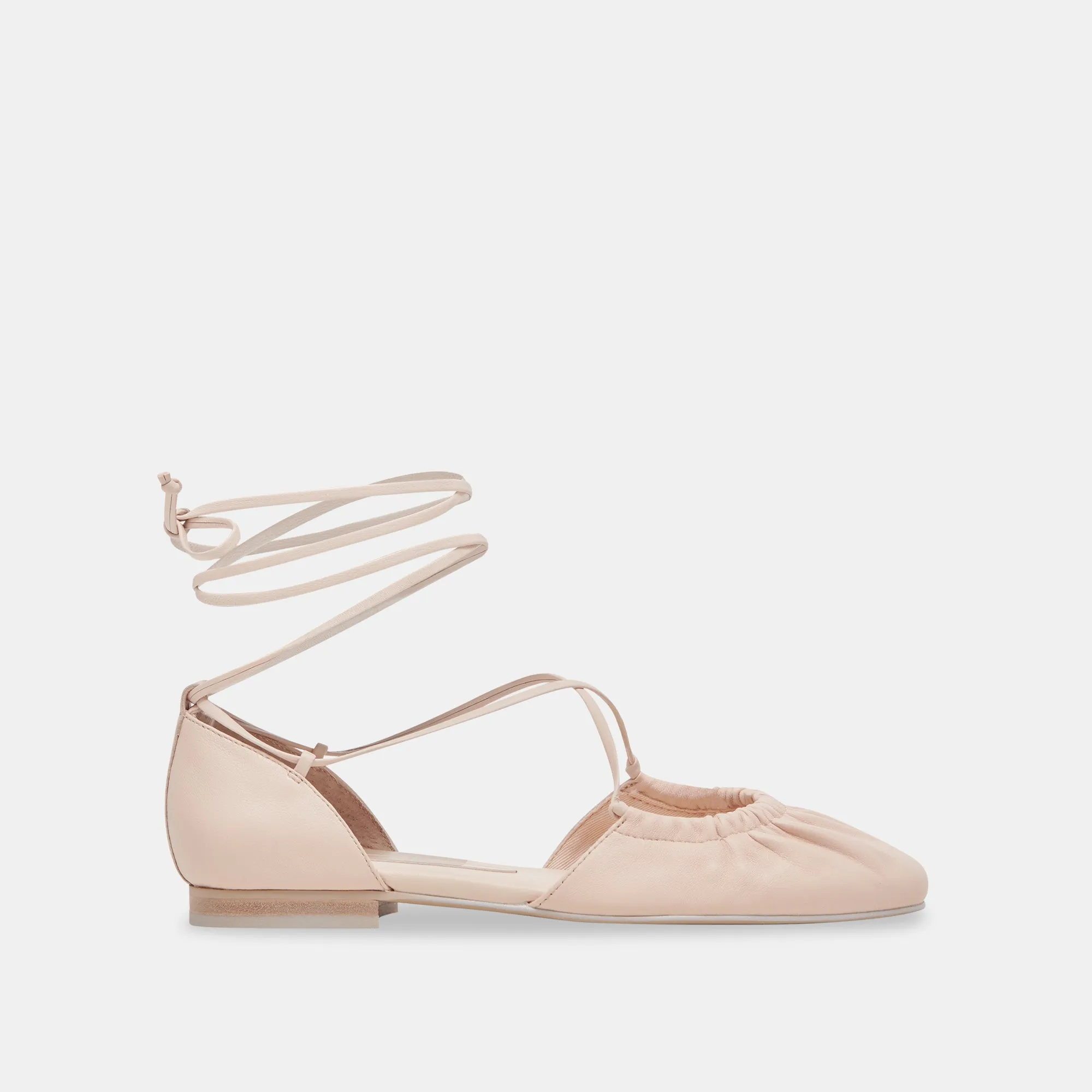 CANCUN BALLET FLATS LIGHT PINK LEATHER