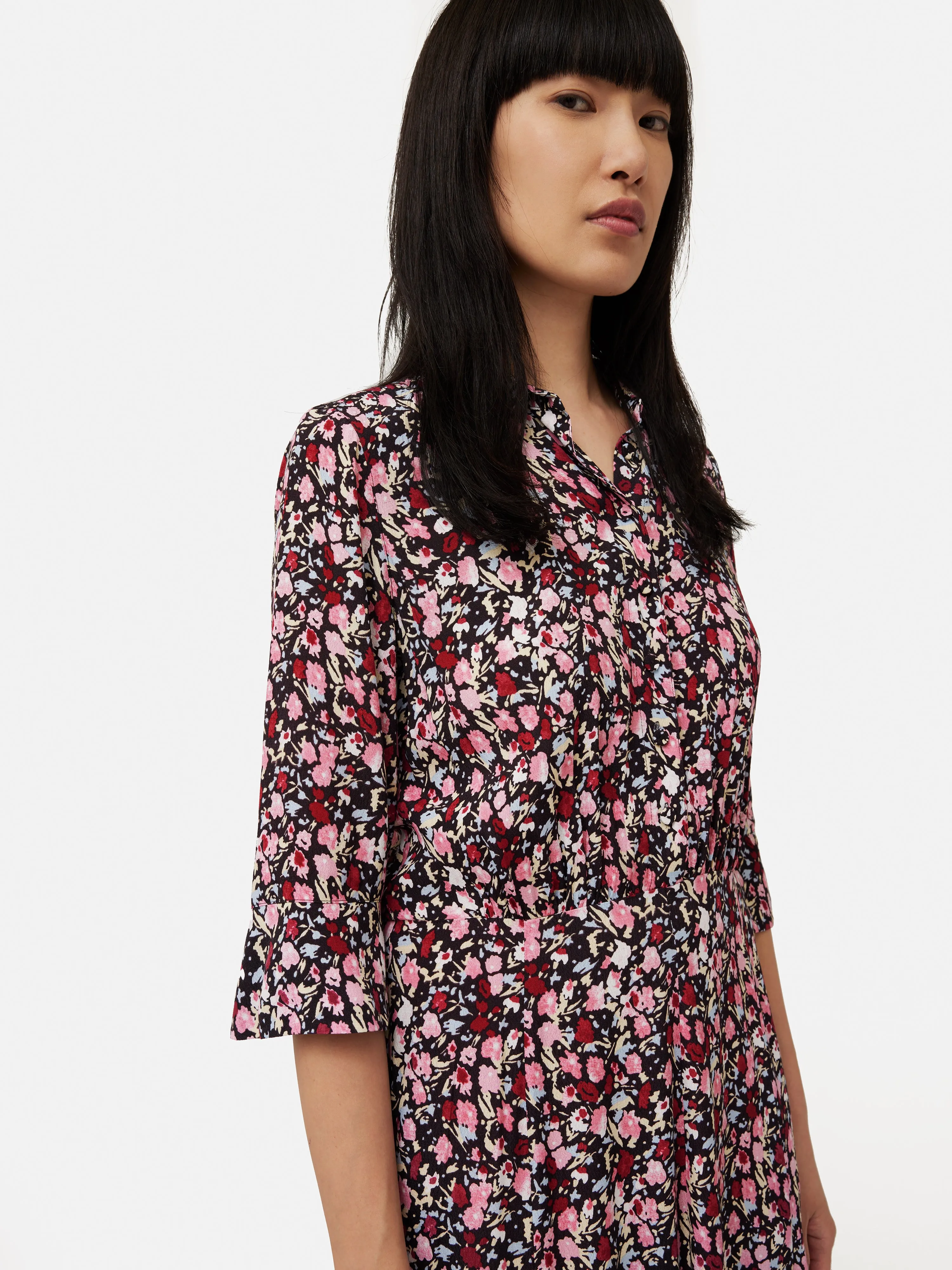 Carnation Shirt Dress | Pink