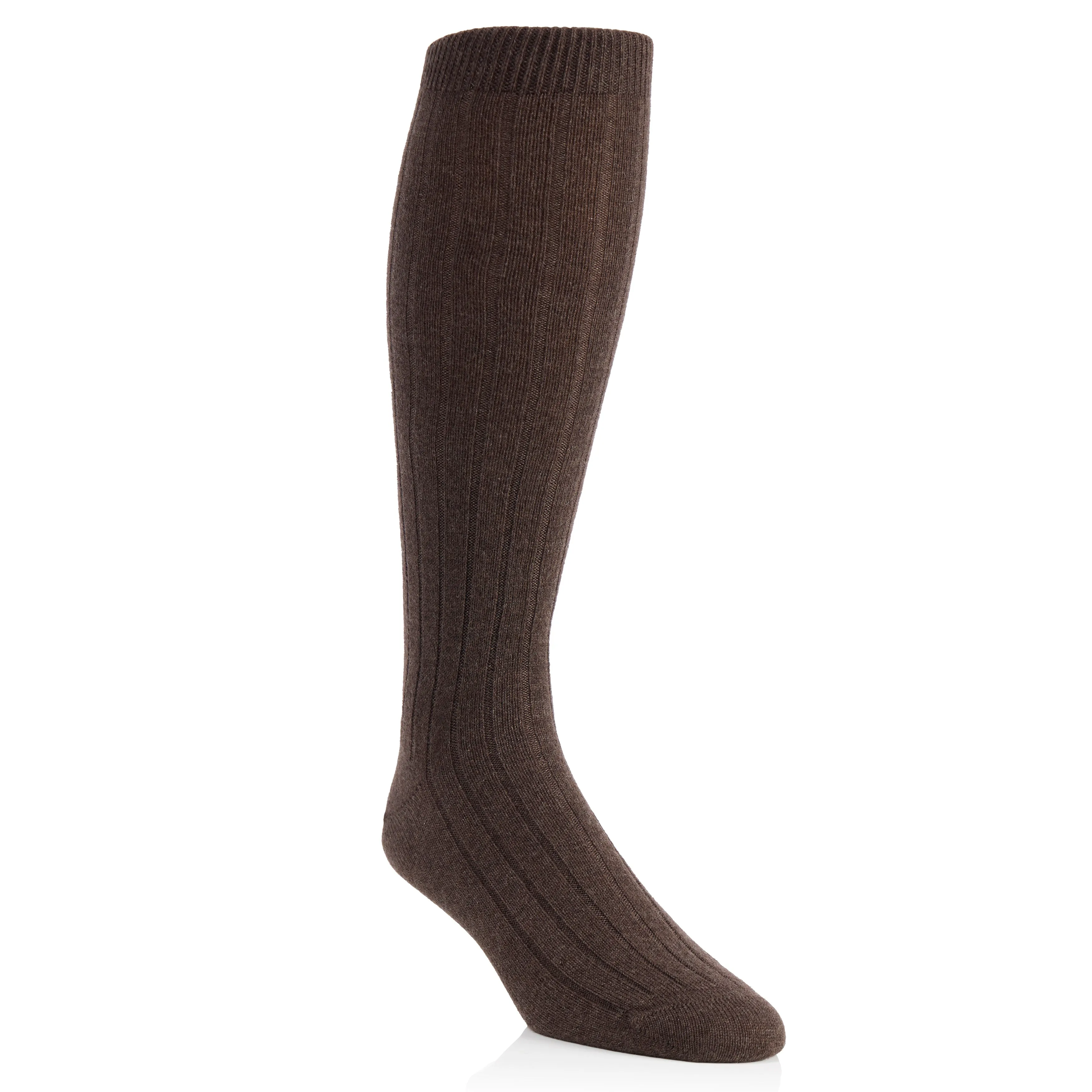 Cashmere Ribbed Knit Sock