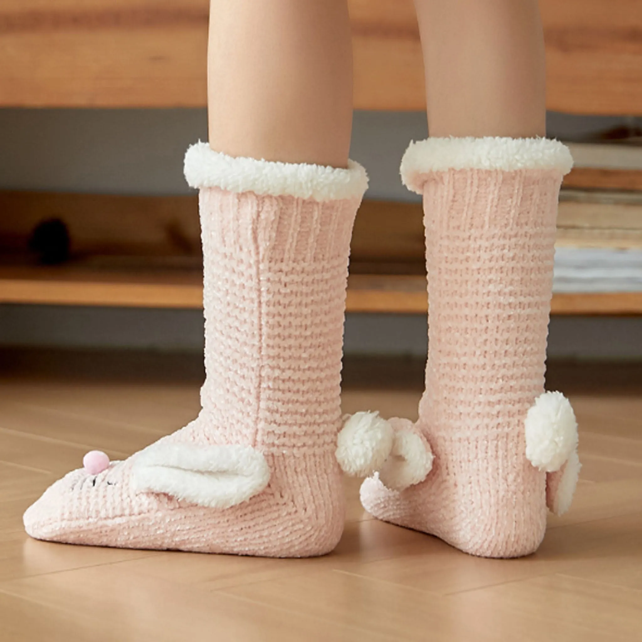 Casual Thick Thermal Sleeping Socks | Sherpa Lined Sock