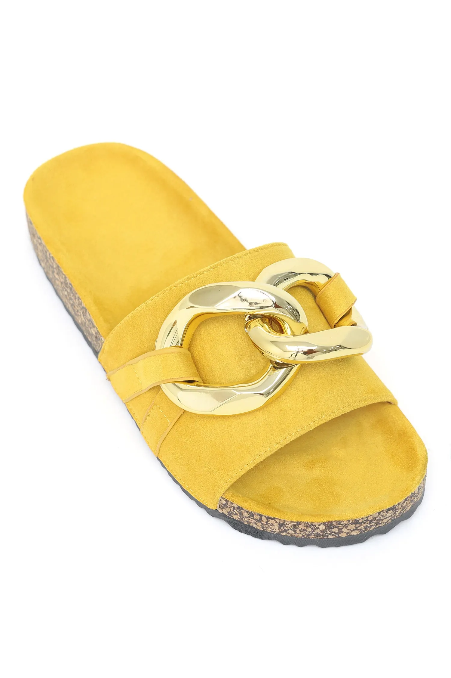 CHAIN LINKED FLATS-YELLOW