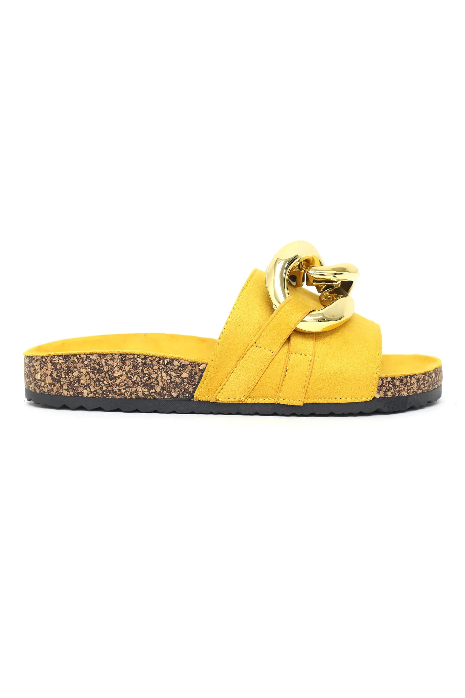 CHAIN LINKED FLATS-YELLOW