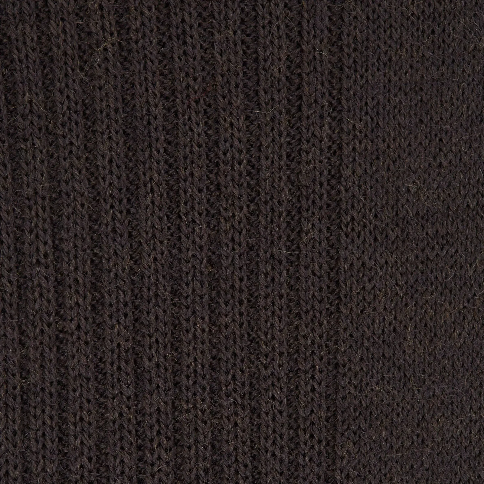 Chocolate Brown Mid-Length Merino Wool Socks