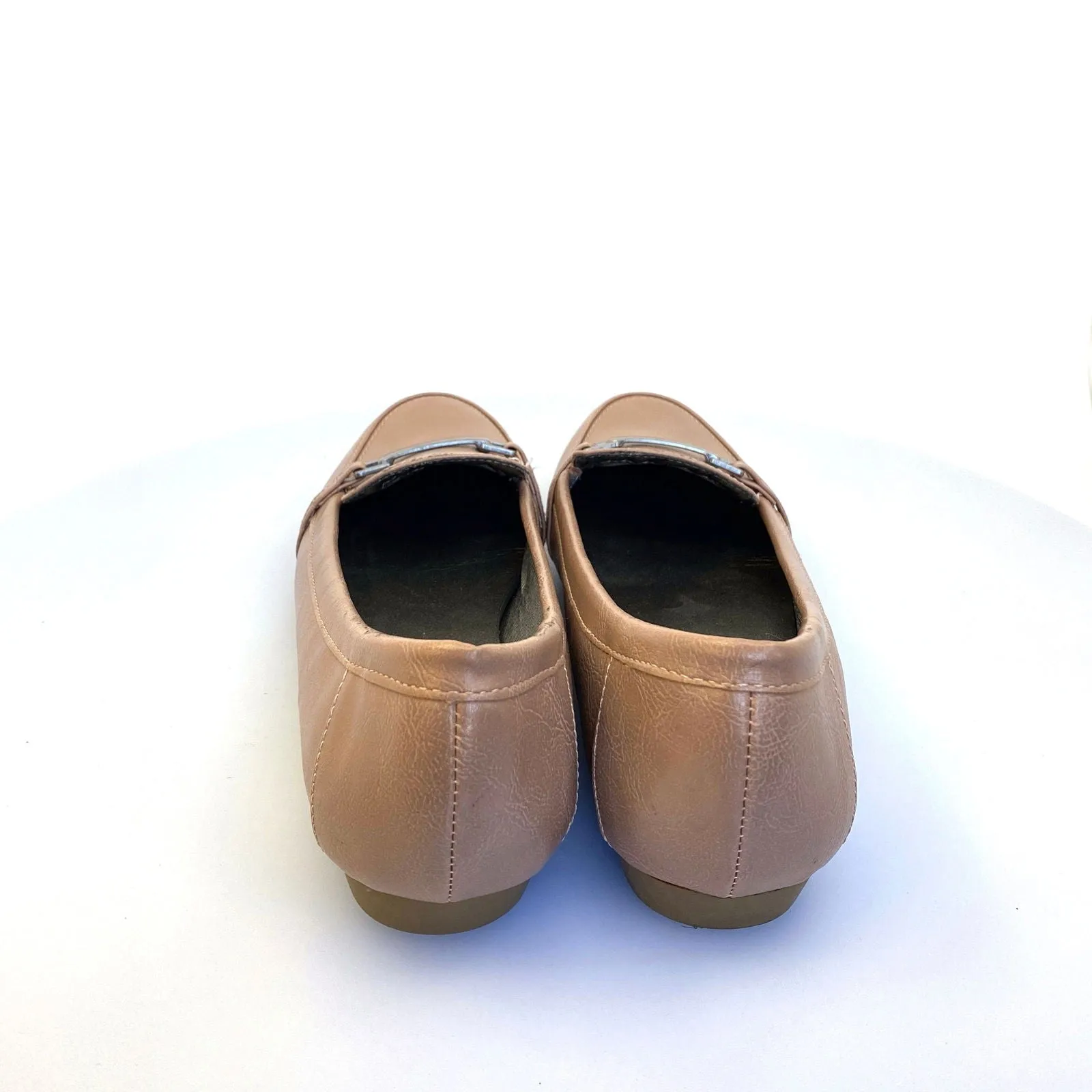 Comfortable Life Stride Size 8.5 Tan Brown Dress Loafers Pre-Owned