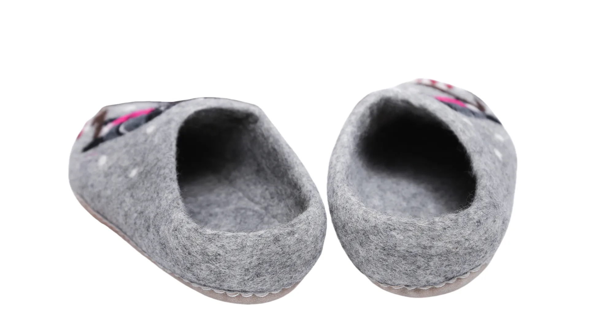 CrazycatZ Women Handmade Natural Wool Slippers indoor shoes Napal Slippers with leather sole