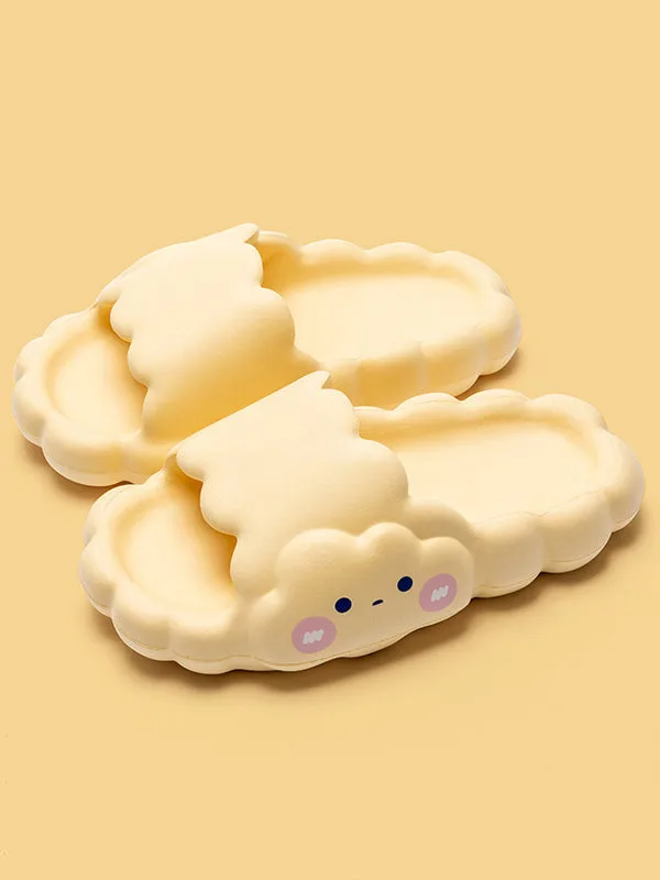 Cute Cloud Design Soft Indoor Slipper