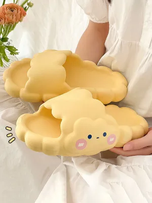 Cute Cloud Design Soft Indoor Slipper