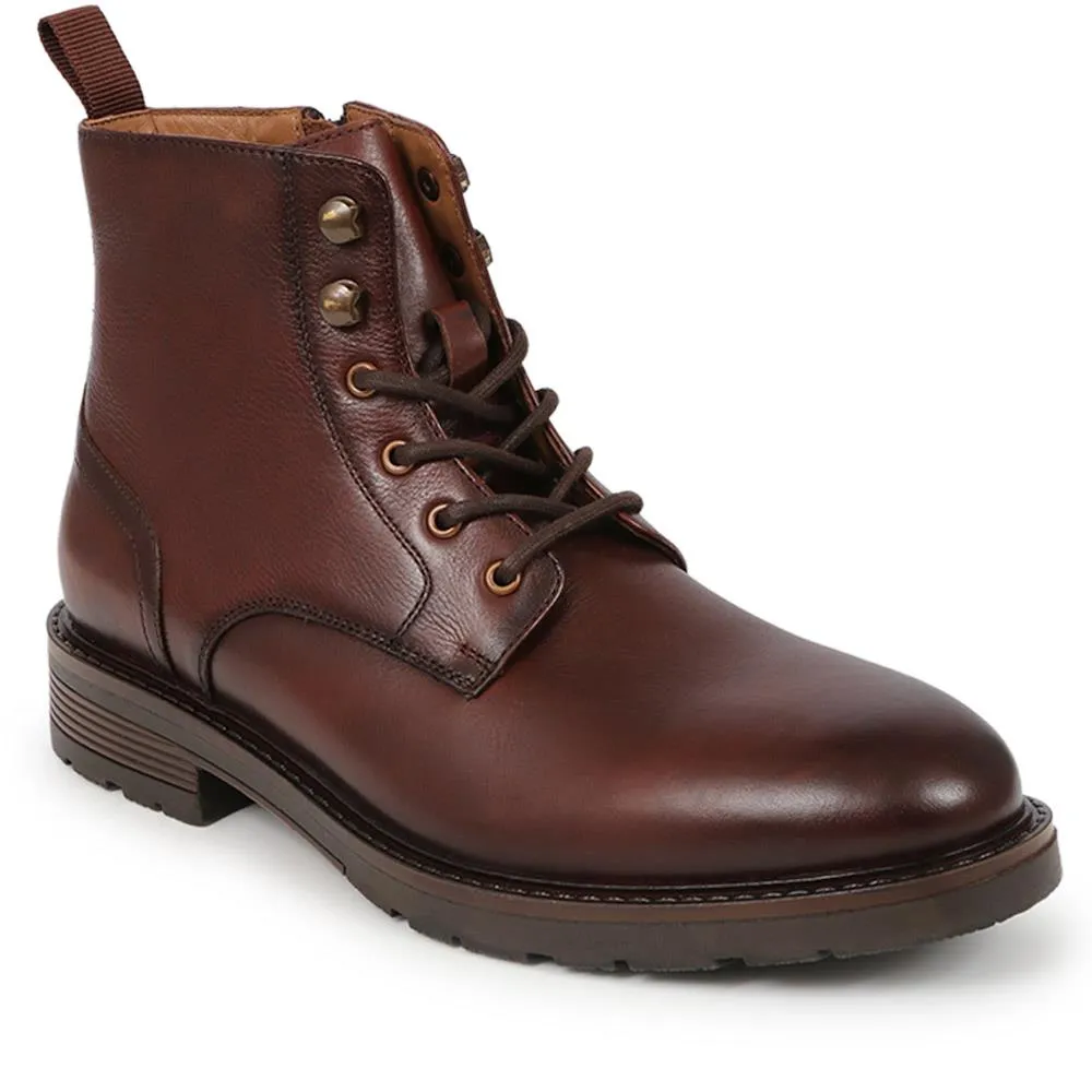 Derry Leather Lace-Up Boots  - DERRY / 325 924