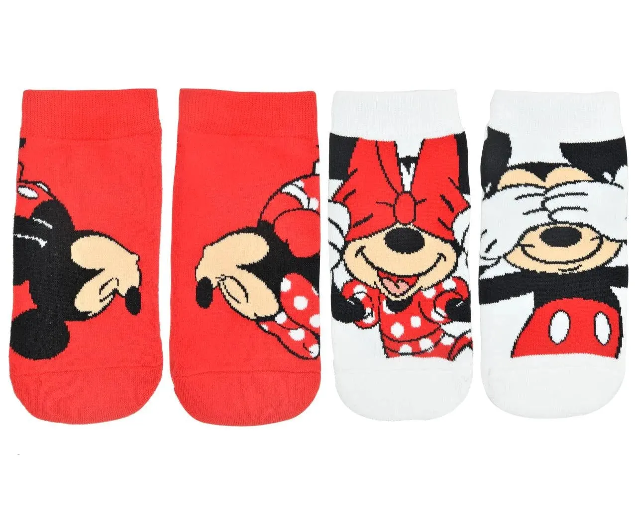 Disney Character Lowcut Socks - Mickey & Minnie For Women