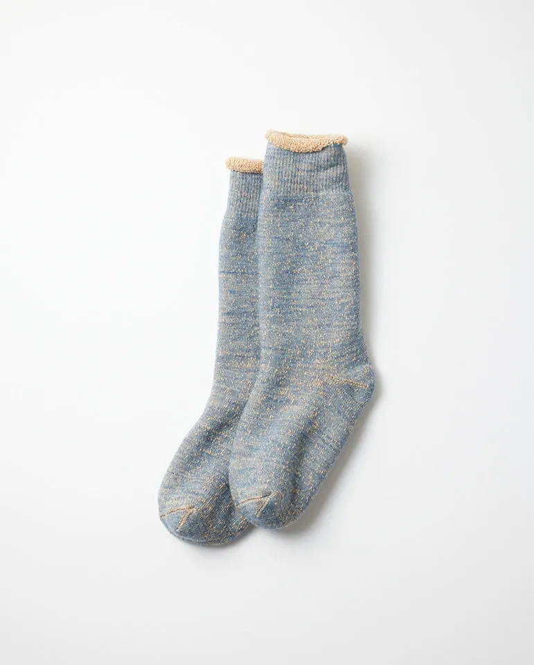 Double Face Socks Blue/Brown