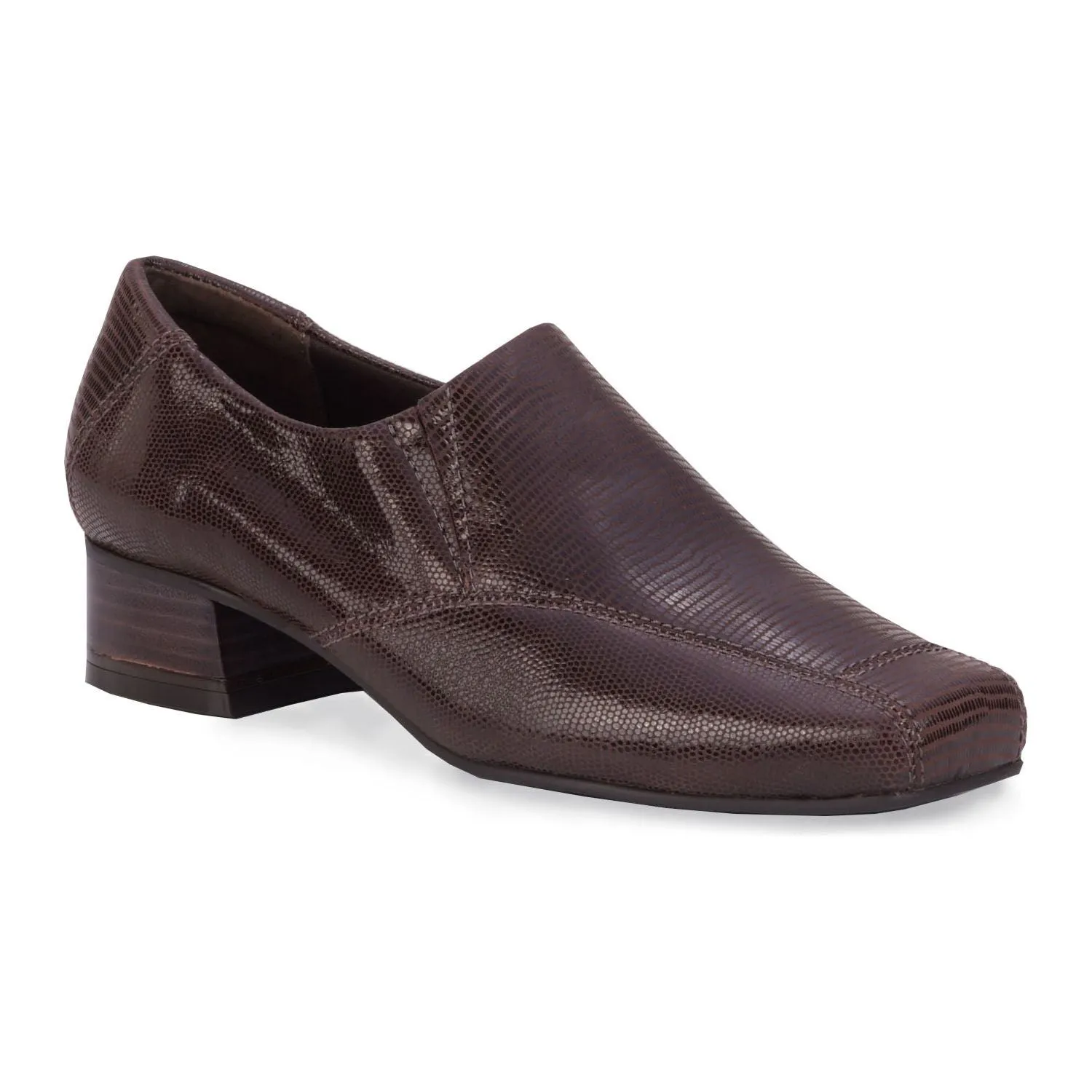 Eagan Brown Slip On Shoes