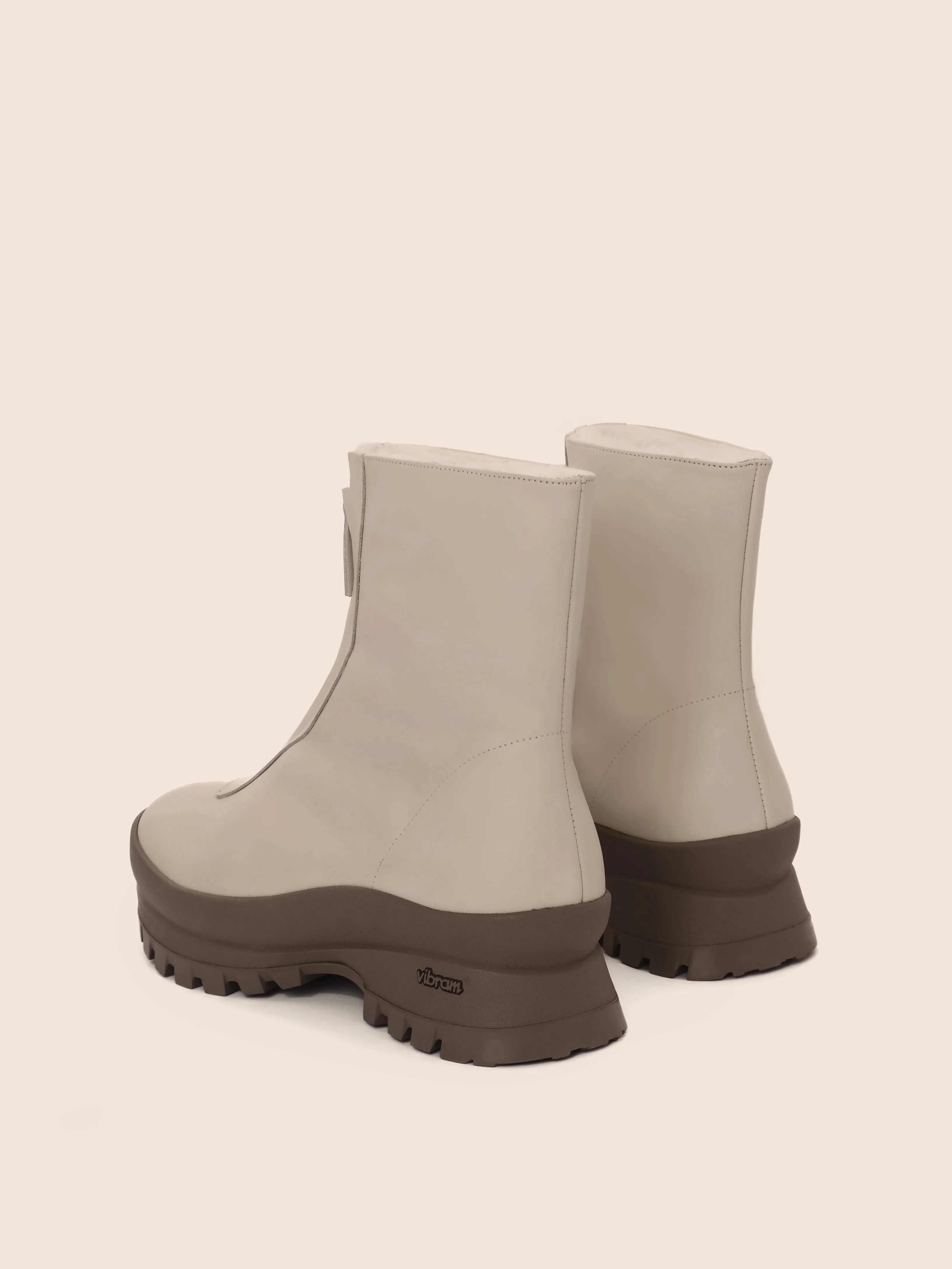 Taupe Lined Estrella Combo Boot – Stylish & Comfortable Footwear