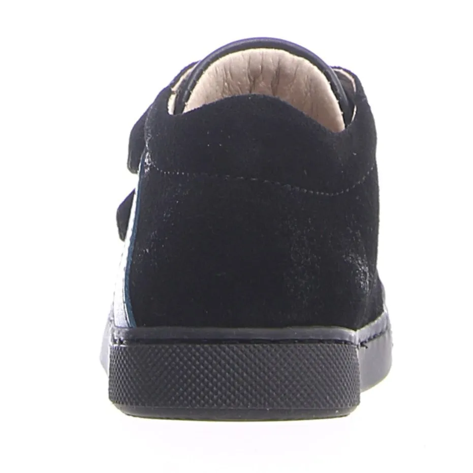 Falcotto Boy's Gazer Vl Nappa/Velour Spazz. Sneakers - Nero