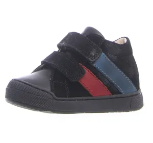 Falcotto Boy's Gazer Vl Nappa/Velour Spazz. Sneakers - Nero