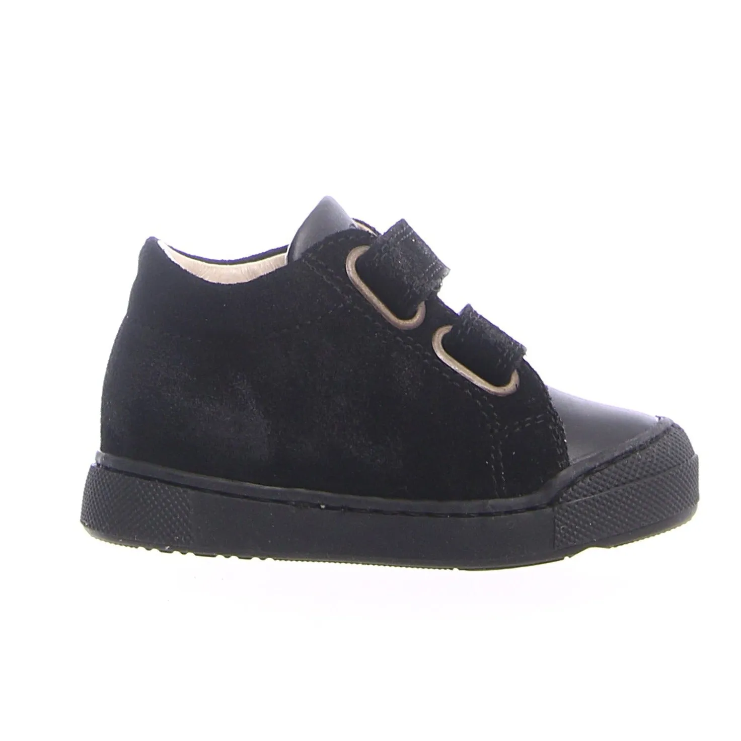 Falcotto Boy's Gazer Vl Nappa/Velour Spazz. Sneakers - Nero