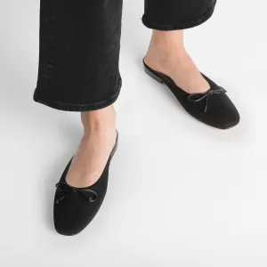 Flattered | Malva Black Suede