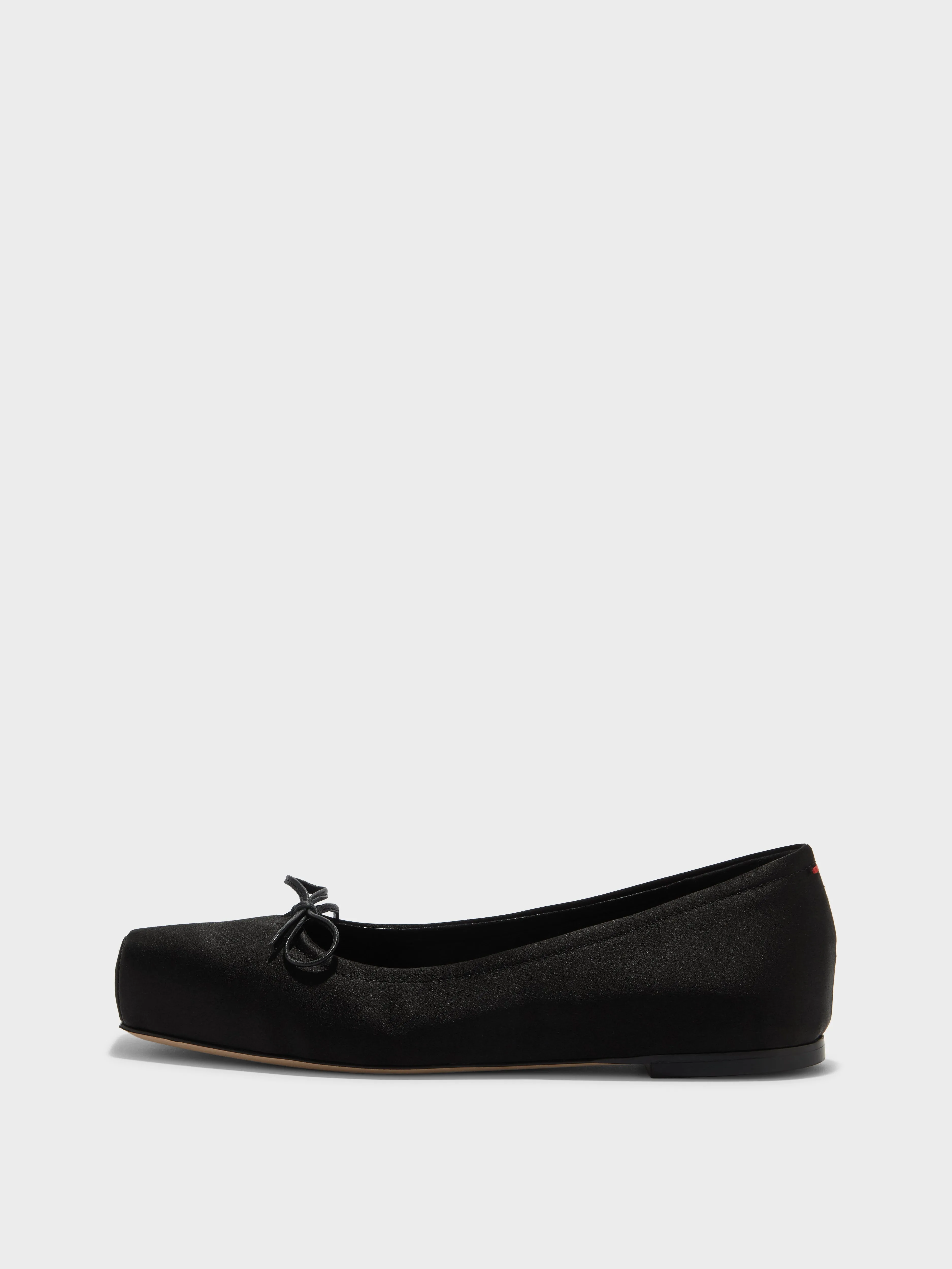 Gabriella Satin Ballet Flats