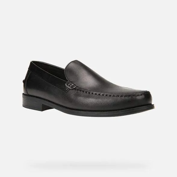 Geox New Damon Mens Black Moccasins Shoe