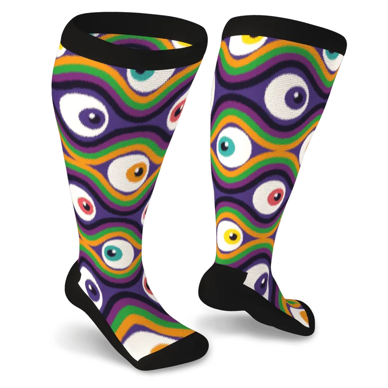 Groovy Eyes Non-Binding Diabetic Socks