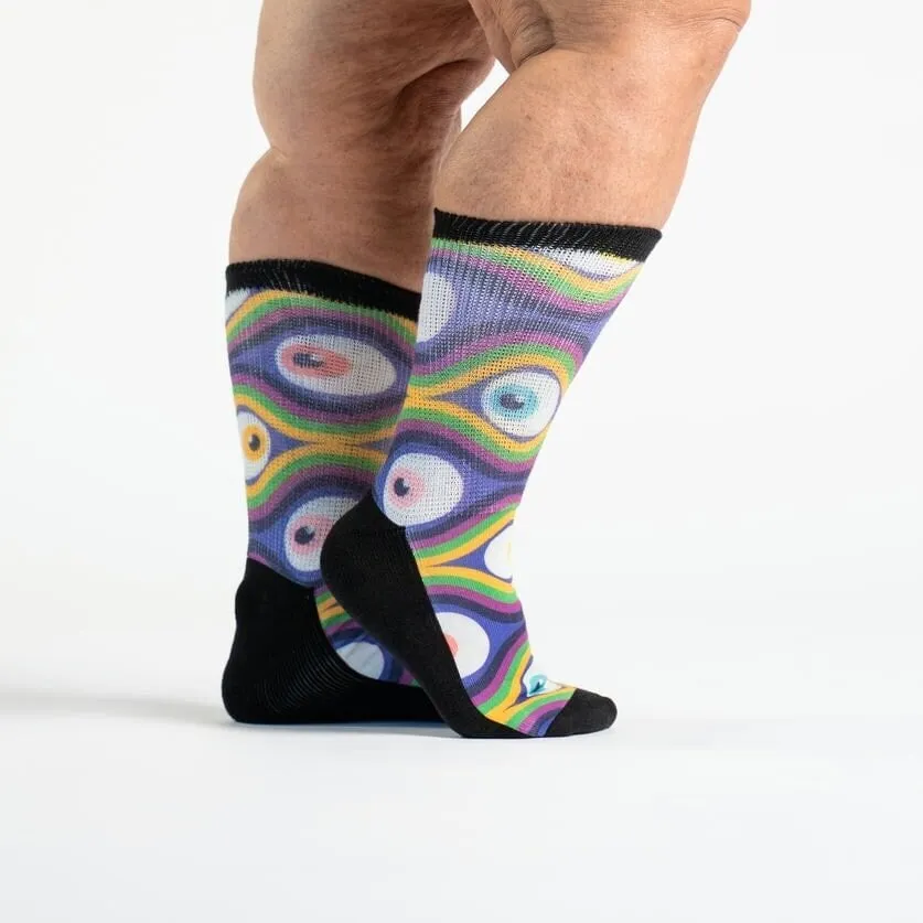 Groovy Eyes Non-Binding Diabetic Socks