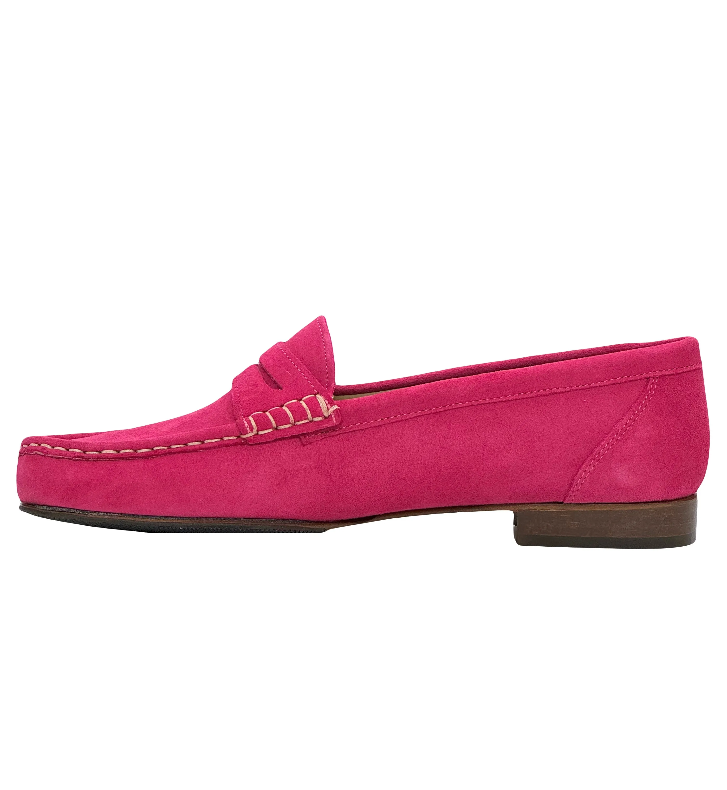 HB Ladies Flat Suede Moccasin