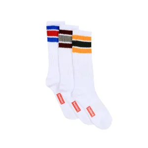 Healthknit 3 Pack Socks in White