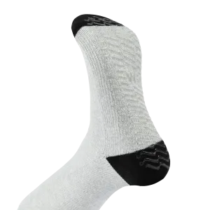 Heather Black - Grip Socks - Wide Calf - 5 Pack