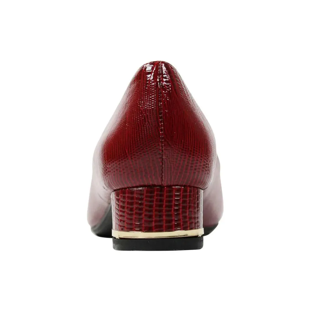 J. Renee Bambalina Dark Red Pump (Women's)