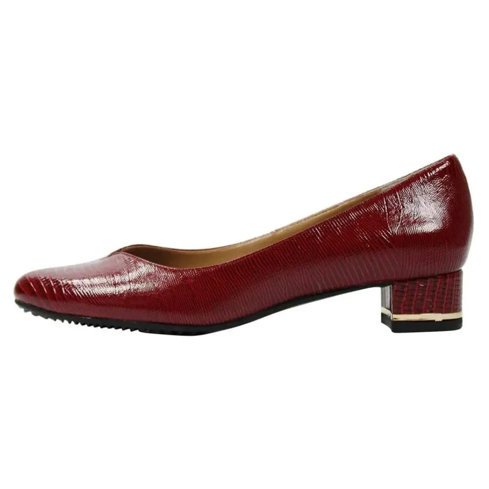 J. Renee Bambalina Dark Red Pump (Women's)