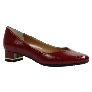 J. Renee Bambalina Dark Red Pump (Women's)